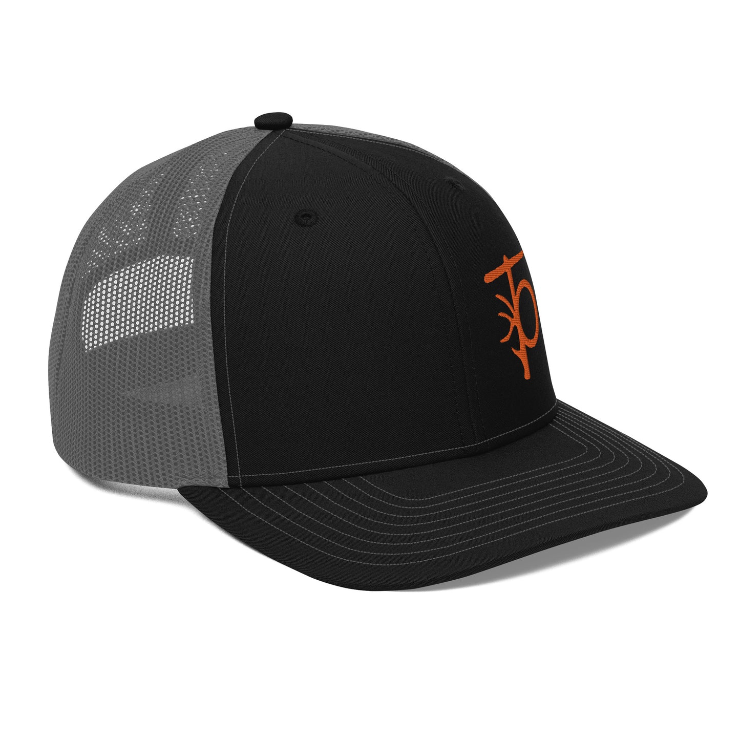 Black & Charcoal Trucker Cap