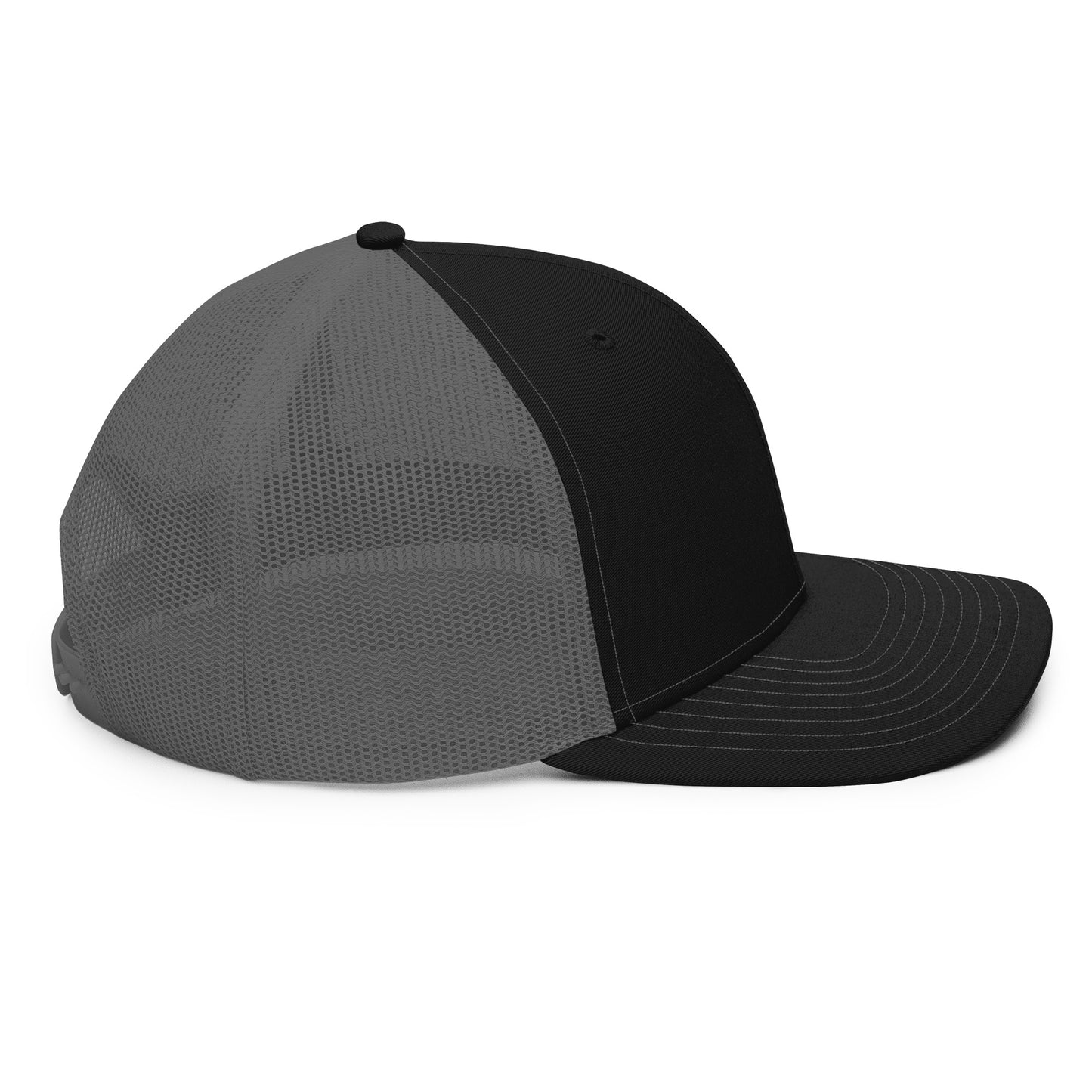 Black & Charcoal Trucker Cap