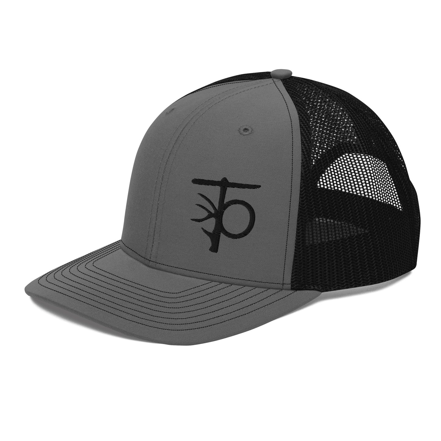 Charcoal & Black Trucker Cap