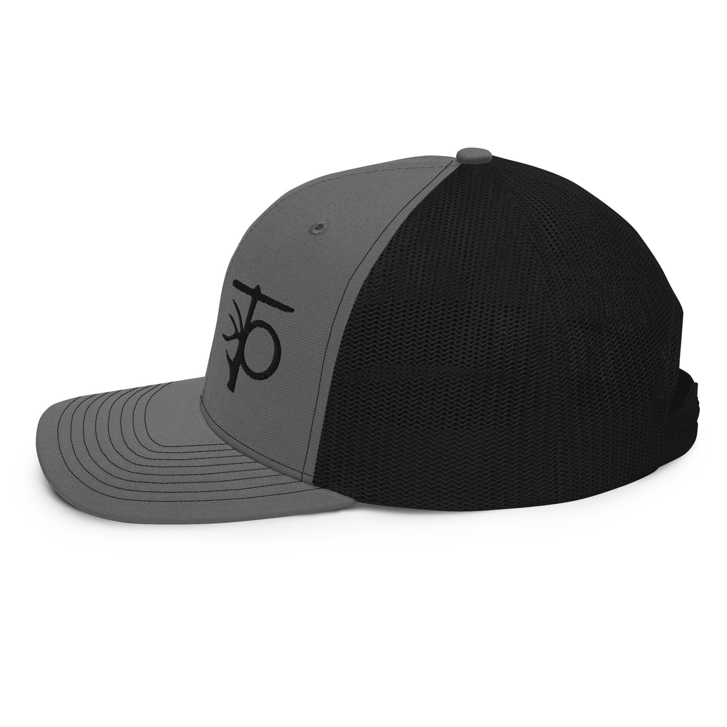 Charcoal & Black Trucker Cap
