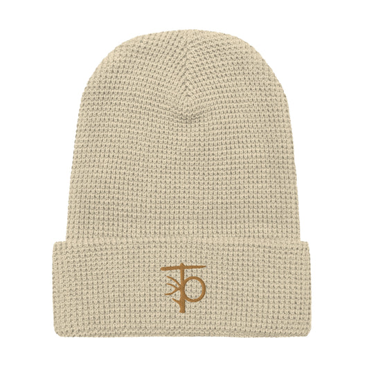 Waffle Beanie | Gold Logo